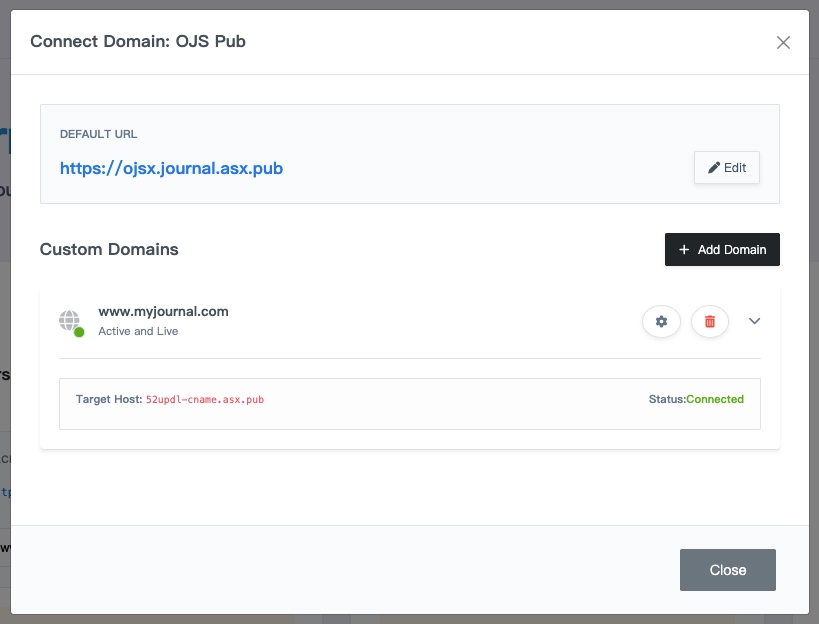 DNS connected successfully