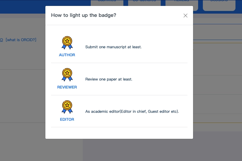 Academic Roles Badge Guide