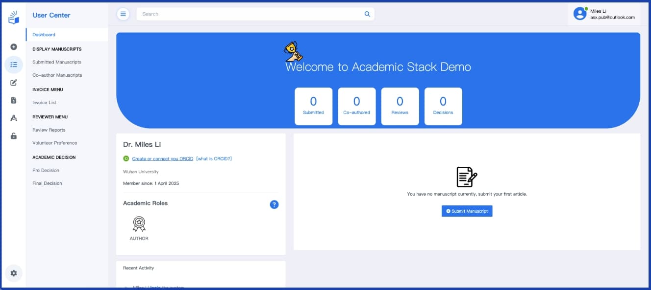 User Dashboard